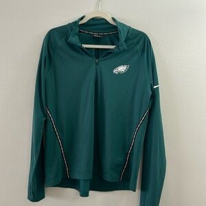 Nike dri-fit Eagles Longsleeve halfzip